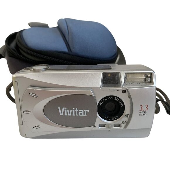 Vivitar ViviCam 3705 Camera with Case UNTESTED AS IS - Picture 2 of 8